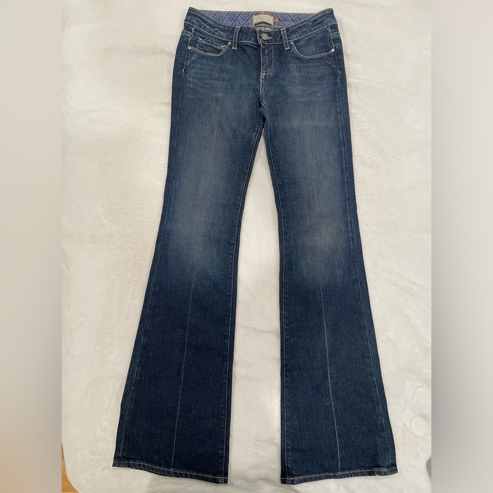 NWOT Paige Denim Blue Flare Jeans Size 28